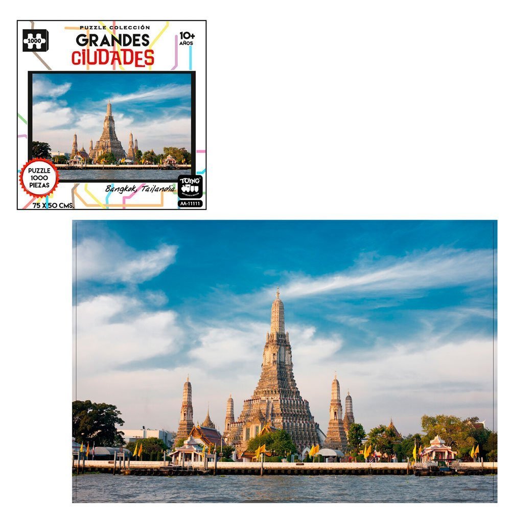 PUZZLE GRANDES CIUDADES 1000 PCS BANGKOK, TAILANDIA PUZZLE GRANDES CIUDADES 1000 PCS BANGKOK, TAILANDIA